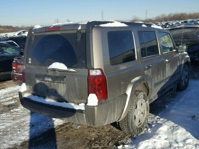 1J8HG48K56C302654 - 2006 JEEP COMMANDER TAN photo 4