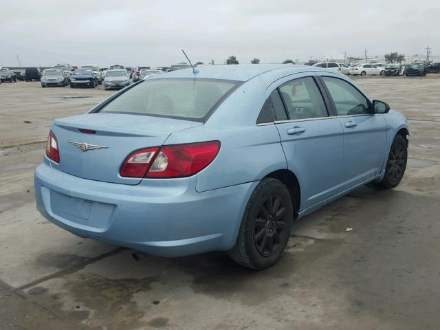 1C3LC46K17N600810 - 2007 CHRYSLER SEBRING BLUE photo 4