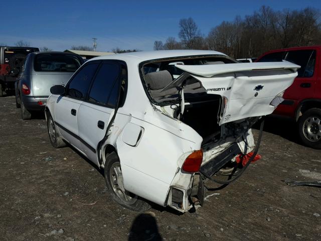 1Y1SK52831Z432755 - 2001 CHEVROLET GEO PRIZM 白色 照片 3