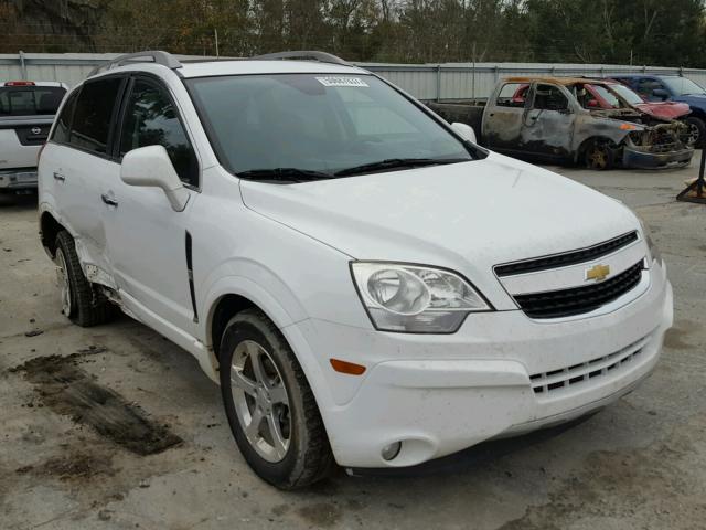 3GNAL3EK8DS552178 - 2013 CHEVROLET CAPTIVA LT WHITE photo 1