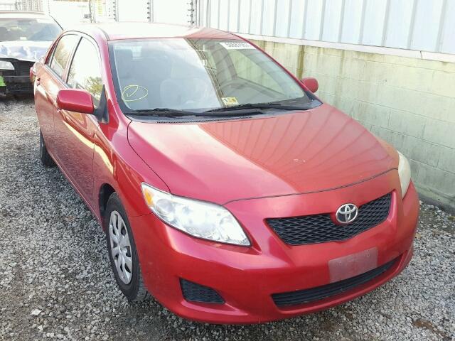 1NXBU4EE2AZ382840 - 2010 TOYOTA COROLLA BA RED photo 1