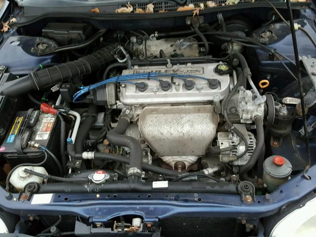 1HGCG66522A129743 - 2002 HONDA ACCORD LX BLUE photo 7