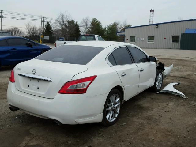 1N4AA5AP0AC821874 - 2010 NISSAN MAXIMA S WHITE photo 4