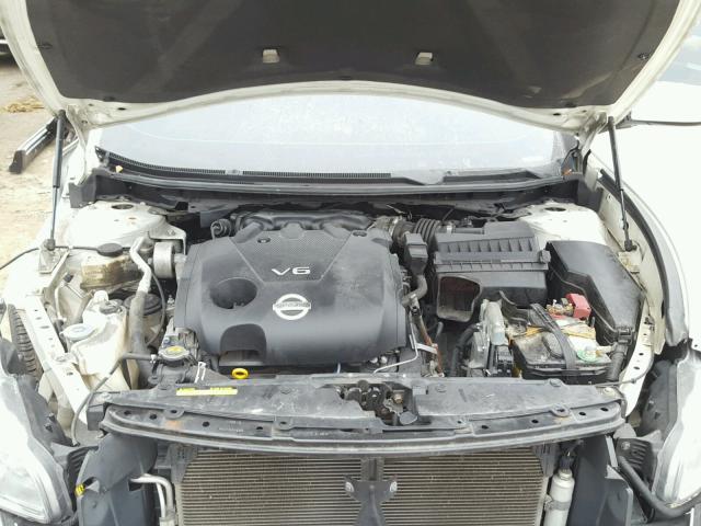 1N4AA5AP0AC821874 - 2010 NISSAN MAXIMA S WHITE photo 7