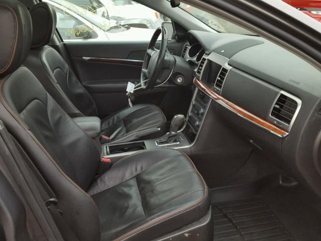 3LNHL2GC0AR613545 - 2010 LINCOLN MKZ ნაცრისფერი ფოტო 5