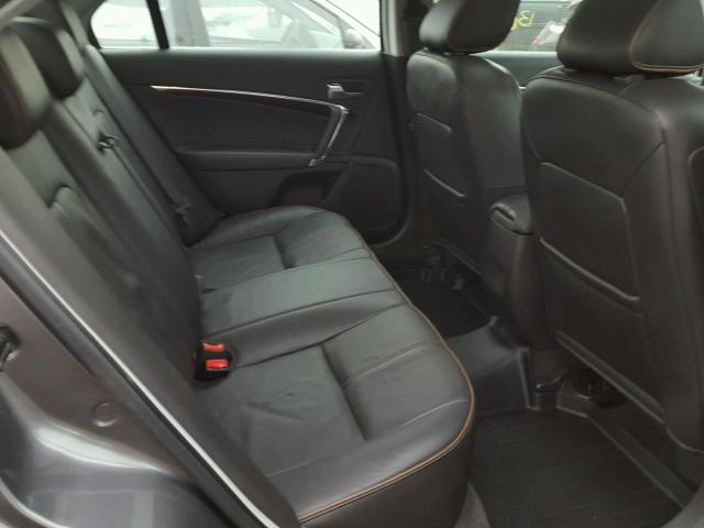 3LNHL2GC0AR613545 - 2010 LINCOLN MKZ ნაცრისფერი ფოტო 6