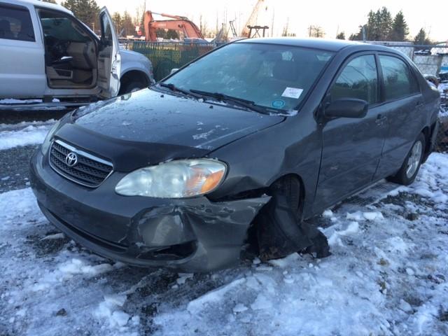 2T1BR32E77C728357 - 2007 TOYOTA COROLLA GRAY photo 2