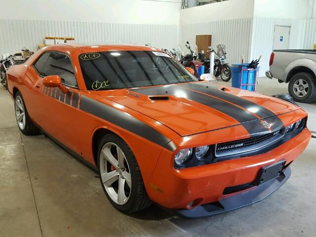 2B3LJ74W99H539096 - 2009 DODGE CHALLENGER ORANGE photo 1