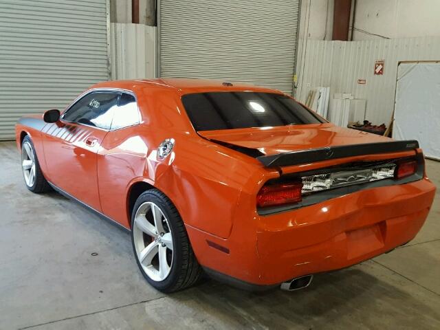 2B3LJ74W99H539096 - 2009 DODGE CHALLENGER ORANGE photo 3