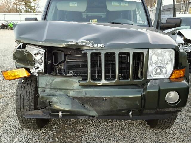 1J8HH48N16C297850 - 2006 JEEP COMMANDER GREEN photo 7