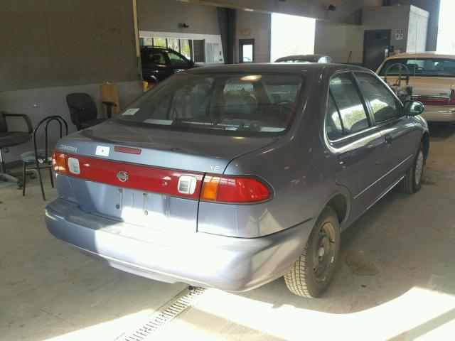 1N4AB41D2WC763061 - 1998 NISSAN SENTRA E BLUE photo 4