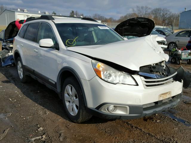 4S4BRCDC6A3318060 - 2010 SUBARU OUTBACK 2. WHITE photo 1