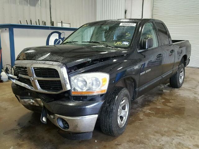 1D7HA18N36S699245 - 2006 DODGE RAM 1500 S BLACK photo 2