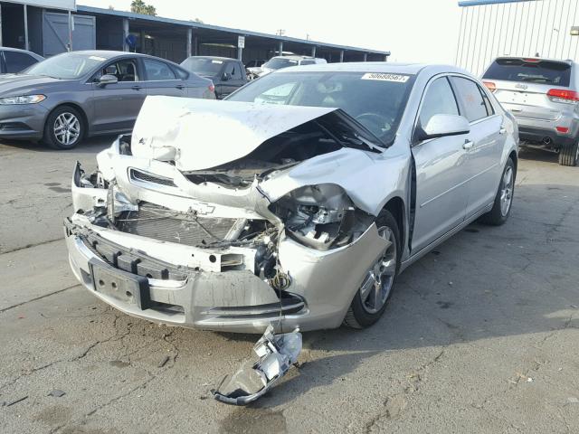 1G1ZD5E06CF300220 - 2012 CHEVROLET MALIBU 2LT SILVER photo 2