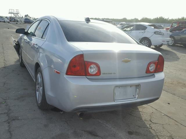 1G1ZD5E06CF300220 - 2012 CHEVROLET MALIBU 2LT SILVER photo 3