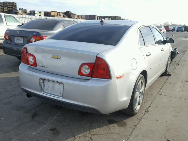 1G1ZD5E06CF300220 - 2012 CHEVROLET MALIBU 2LT SILVER photo 4