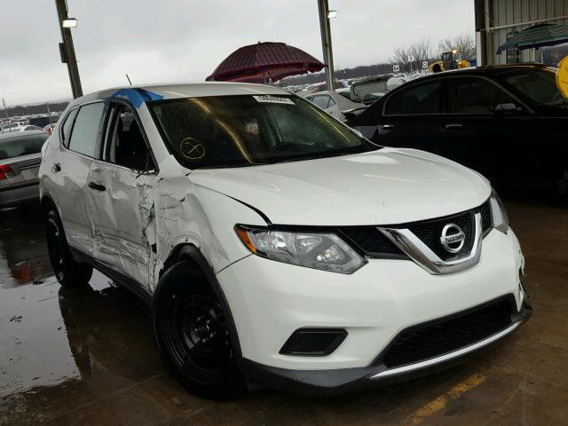 KNMAT2MT1GP703703 - 2016 NISSAN ROGUE S WHITE photo 1