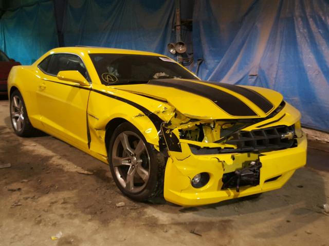 2G1FK1EJ6C9112994 - 2012 CHEVROLET CAMARO 2SS YELLOW photo 1