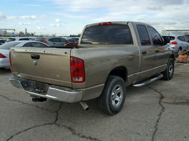 1D7HA18K86J174578 - 2006 DODGE RAM 1500 S GOLD photo 4