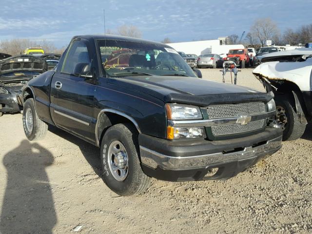 1GCEK14T83Z314330 - 2003 CHEVROLET SILVERADO GREEN photo 1