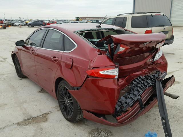 3FA6P0HD3ER298117 - 2014 FORD FUSION SE GRAY photo 3