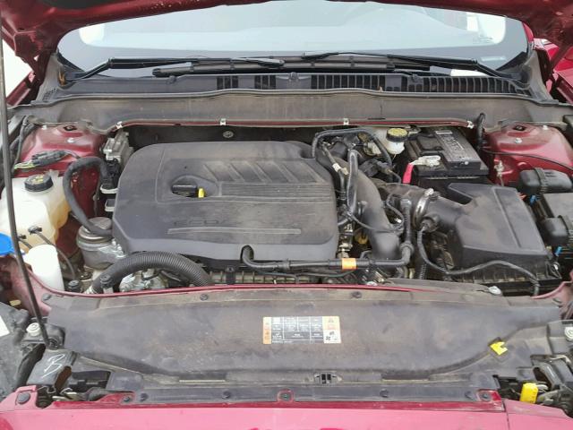 3FA6P0HD3ER298117 - 2014 FORD FUSION SE GRAY photo 7