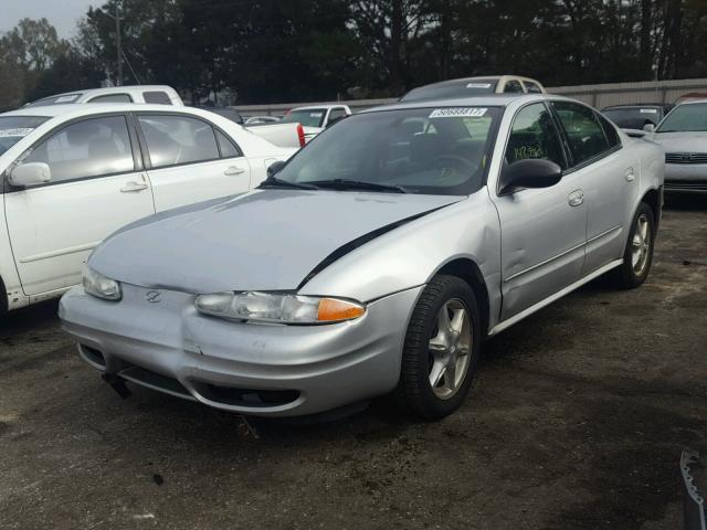 1G3NL52E53C236472 - 2003 OLDSMOBILE ALERO GL SILVER photo 2