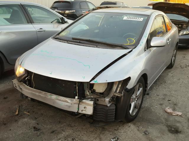 2HGFG12807H564477 - 2007 HONDA CIVIC EX SILVER photo 2