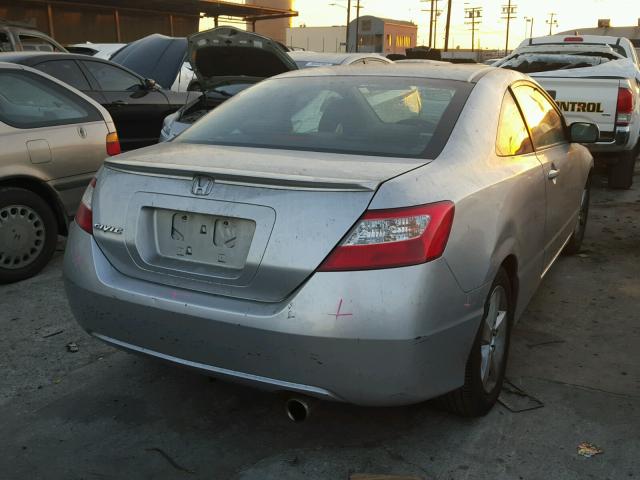 2HGFG12807H564477 - 2007 HONDA CIVIC EX SILVER photo 4