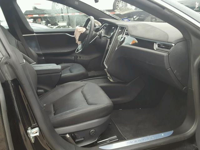 5YJSA1E20GF154855 - 2016 TESLA MODEL S BLACK photo 5