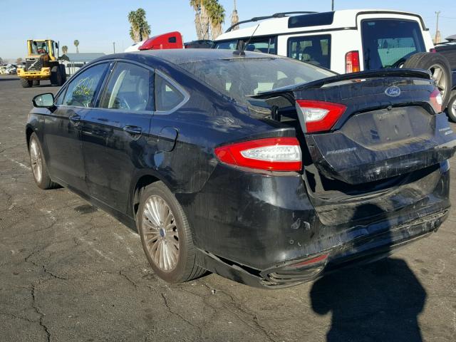 3FA6P0K95ER358242 - 2014 FORD FUSION TIT BLACK photo 3