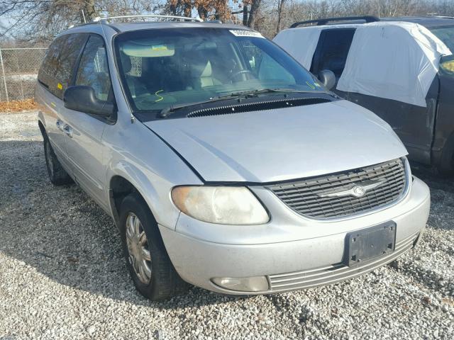 2C4GP54L34R537145 - 2004 CHRYSLER TOWN & COU SILVER photo 1