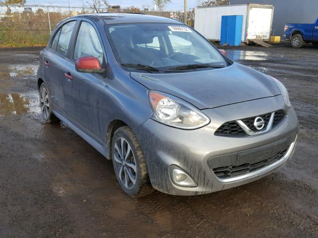 3N1CK3CP2GL265925 - 2016 NISSAN MICRA GRAY photo 1