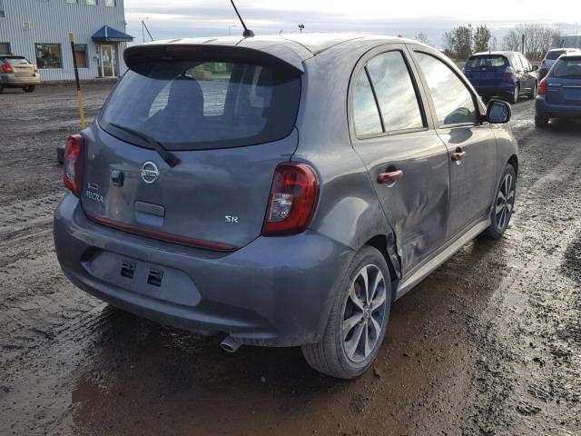 3N1CK3CP2GL265925 - 2016 NISSAN MICRA GRAY photo 4