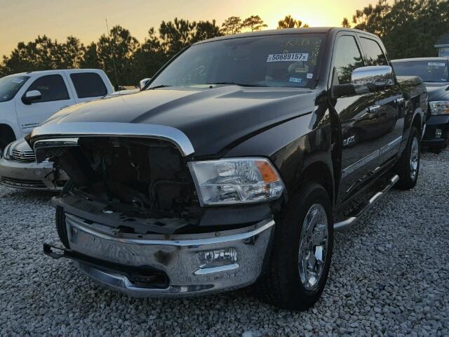 1D3HV13T09S720892 - 2009 DODGE RAM 1500 BLACK photo 2