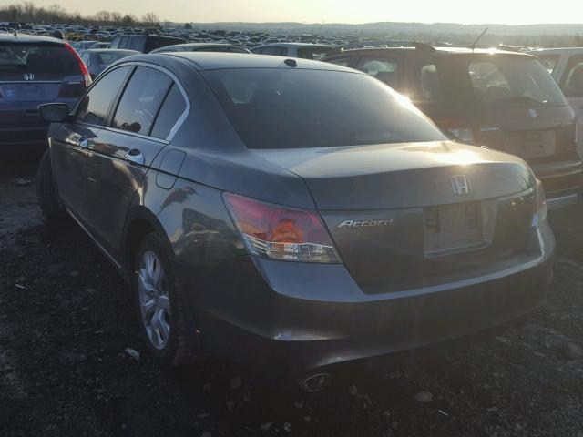 1HGCP368X8A009481 - 2008 HONDA ACCORD EXL GRAY photo 3