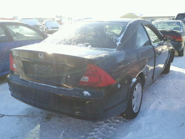 1HGEM22012L093990 - 2002 HONDA CIVIC EX BLACK photo 4