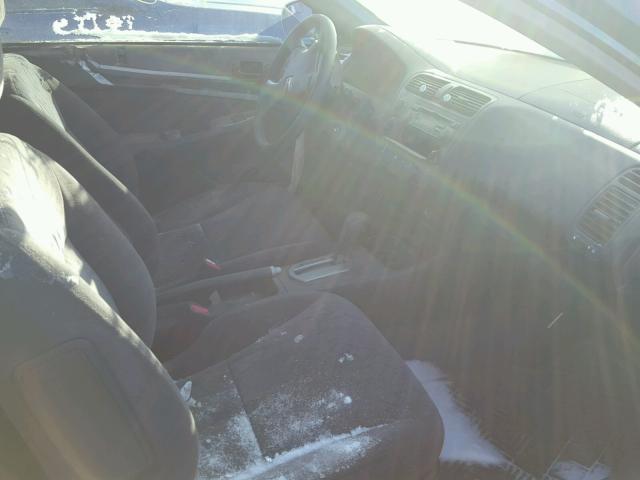 1HGEM22012L093990 - 2002 HONDA CIVIC EX BLACK photo 5