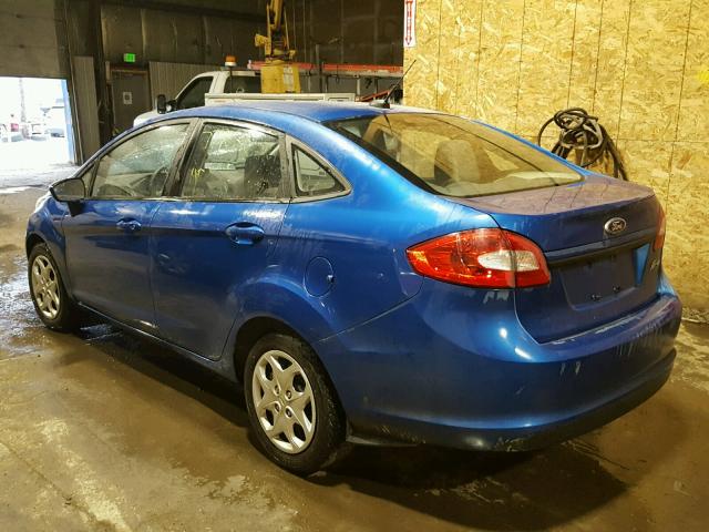 3FADP4AJ6BM234404 - 2011 FORD FIESTA S BLUE photo 3