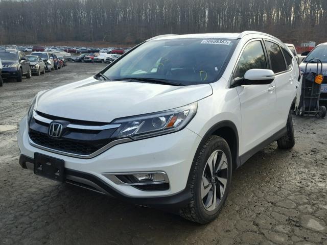 5J6RM4H91GL112606 - 2016 HONDA CR-V TOURI WHITE photo 2