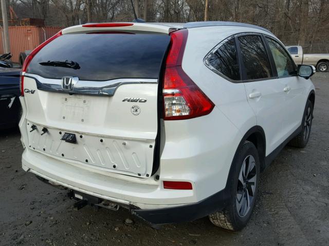 5J6RM4H91GL112606 - 2016 HONDA CR-V TOURI WHITE photo 4