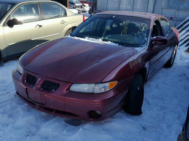 1G2WK52J73F174189 - 2003 PONTIAC GRAND PRIX RED photo 2