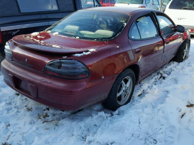 1G2WK52J73F174189 - 2003 PONTIAC GRAND PRIX RED photo 4