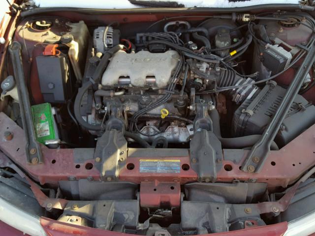 1G2WK52J73F174189 - 2003 PONTIAC GRAND PRIX RED photo 7