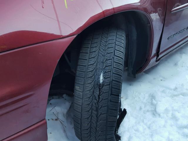 1G2WK52J73F174189 - 2003 PONTIAC GRAND PRIX RED photo 9