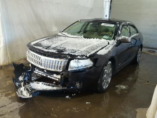 3LNHM28T69R615386 - 2009 LINCOLN MKZ BLACK photo 2