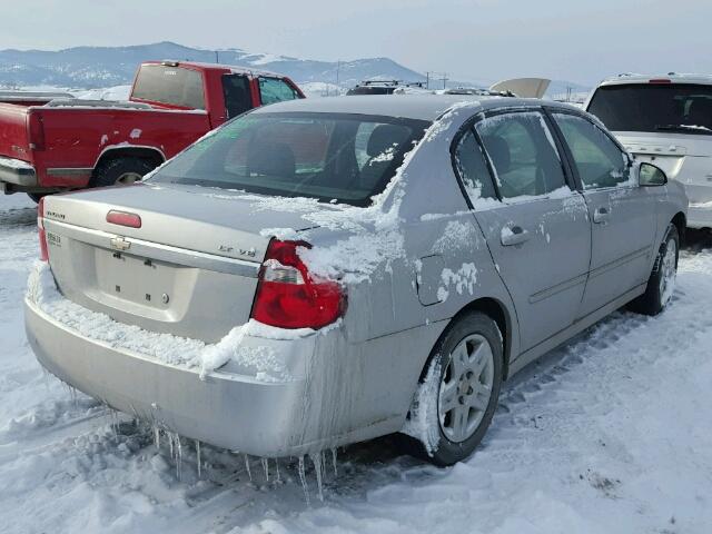 1G1ZT51866F170717 - 2006 CHEVROLET MALIBU LT SILVER photo 4