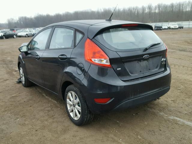 3FADP4EJ7BM111513 - 2011 FORD FIESTA SE BLACK photo 3