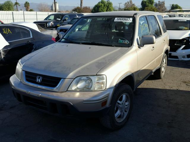 JHLRD18791C022438 - 2001 HONDA CR-V SE GOLD photo 2