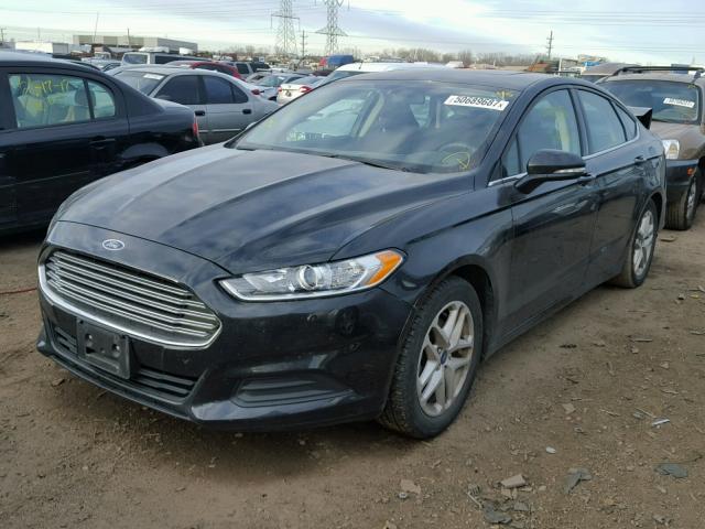 3FA6P0HDXFR262295 - 2015 FORD FUSION SE BLACK photo 2